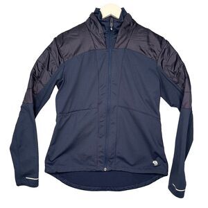 Mountain Hardwear Soft Shell Light Jacket Womens Medium Blue